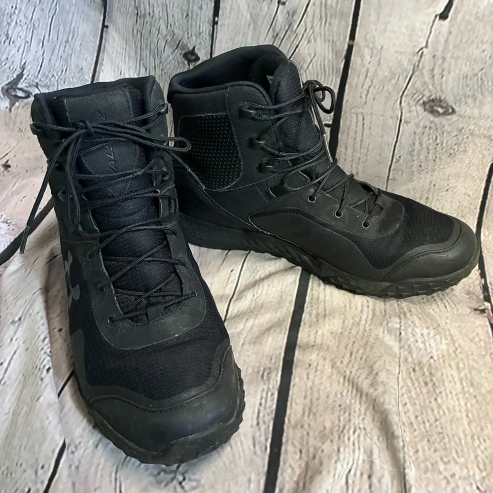 Under Armour Valsetz RTZ Black 1250234-001 Men's Tactical Hiking Boots SZ 11.5‎